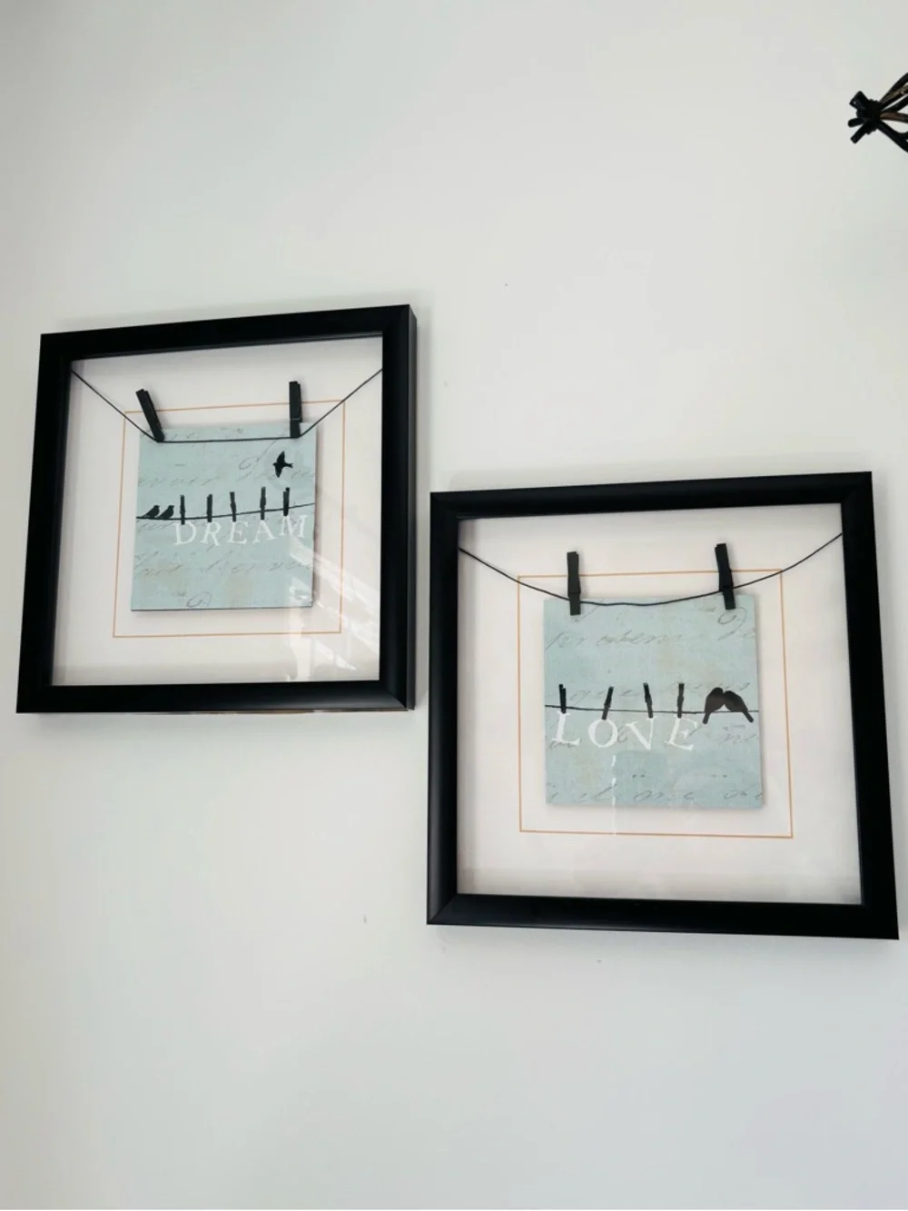 Two wall decoration